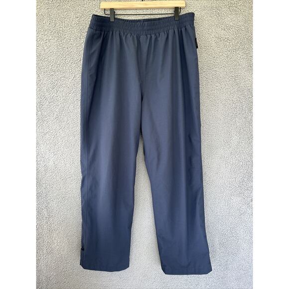 Cabelas Gore-Tex Pants XL Zip Pocket Pull On Taper Button Hem Performance Blue - Picture 1 of 16